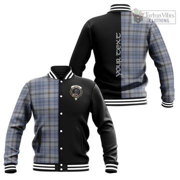 Tweedie Tartan Baseball Jacket with Family Crest and Half Of Me Style