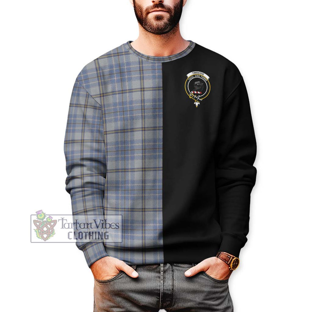 Tweedie Tartan Sweatshirt with Family Crest and Half Of Me Style Unisex - Tartanvibesclothing Shop