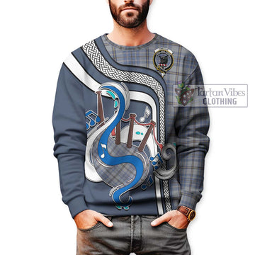 Tweedie Tartan Sweatshirt with Epic Bagpipe Style