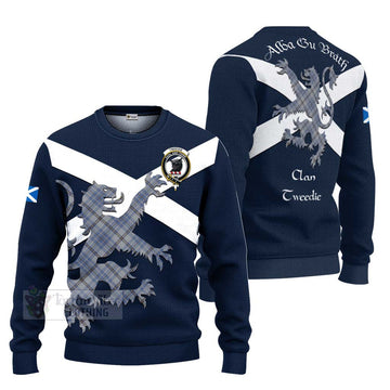 Tweedie Tartan Lion Rampant Ugly Sweater Proudly Display Your Heritage with Alba Gu Brath and Clan Name