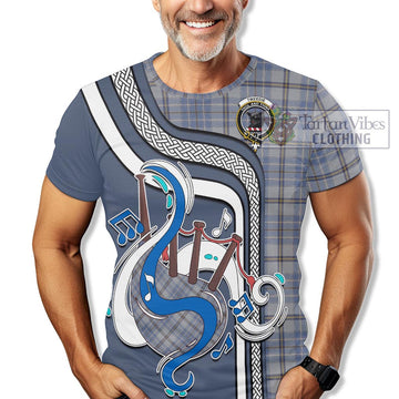 Tweedie Tartan T-Shirt with Epic Bagpipe Style