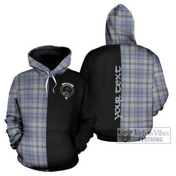 Tweedie Tartan Hoodie with Family Crest and Half Of Me Style