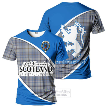 Tweedie Family Crest Tartan T-Shirt Celebrate Saint Andrew's Day in Style