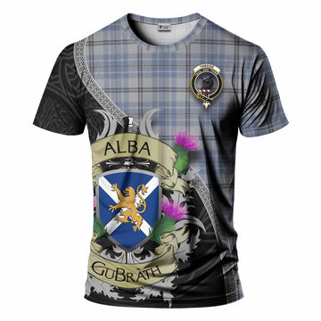 Tweedie Tartan Family Crest T-Shirt Lion Rampant Royal Thistle Shield Celtic Inspired Kid's Shirt - Tartan Vibes Clothing