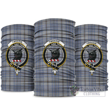 Tweedie Tartan Neck Gaiters, Tartan Bandanas, Tartan Head Band with Family Crest