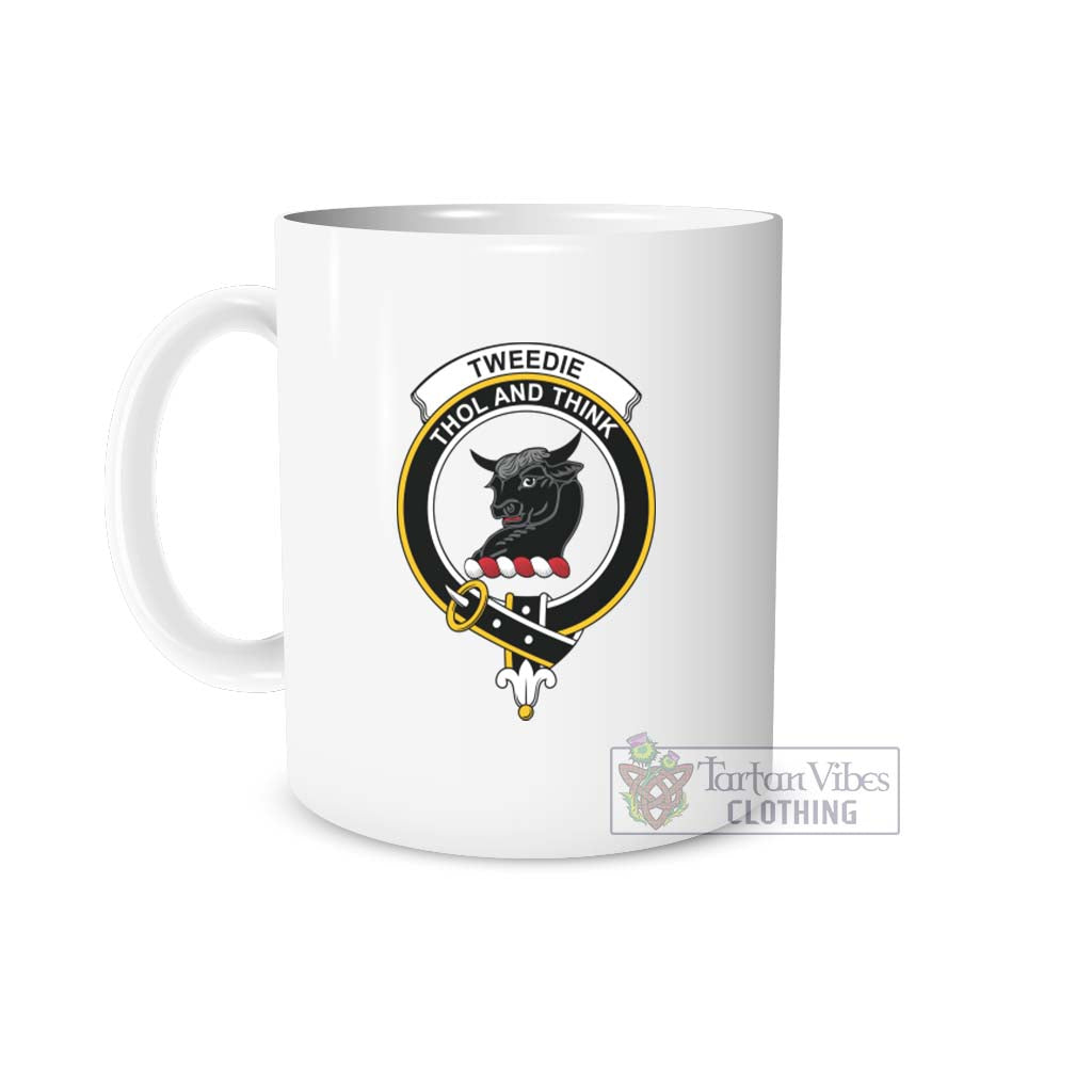 Tweedie Family Crest Ceramic Mug One Size 11oz size - 2D-tartanvibesclothing