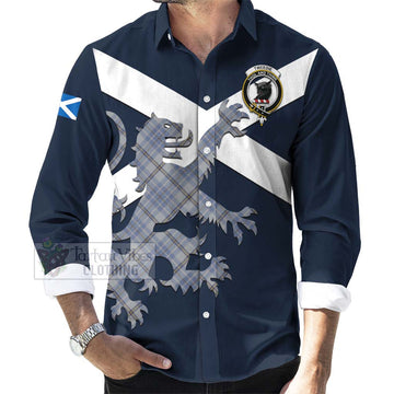 Tweedie Tartan Lion Rampant Long Sleeve Button Shirt Proudly Display Your Heritage with Alba Gu Brath and Clan Name