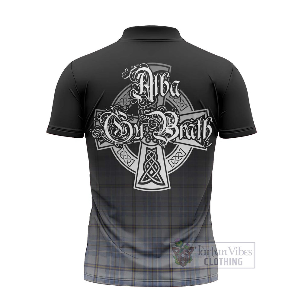 Tartan Vibes Clothing Tweedie Tartan Zipper Polo Shirt Featuring Alba Gu Brath Family Crest Celtic Inspired