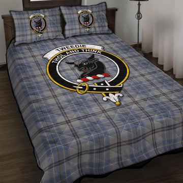 Tweedie Tartan Quilt Bed Set with Family Crest