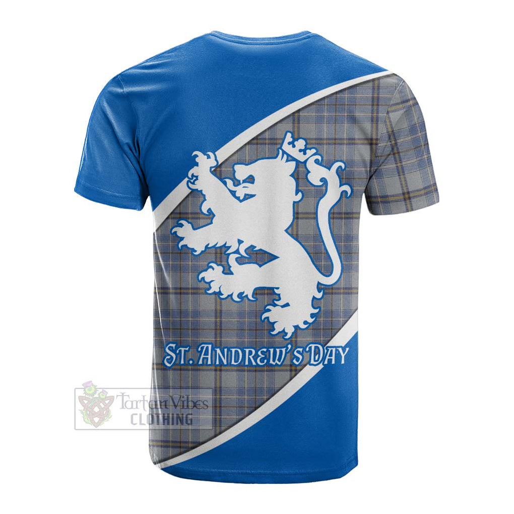 Tartan Vibes Clothing Tweedie Family Crest Tartan Cotton T-shirt Celebrate Saint Andrew's Day in Style