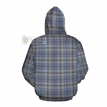 Tweedie Tartan Cotton Hoodie with Family Crest DNA In Me Style