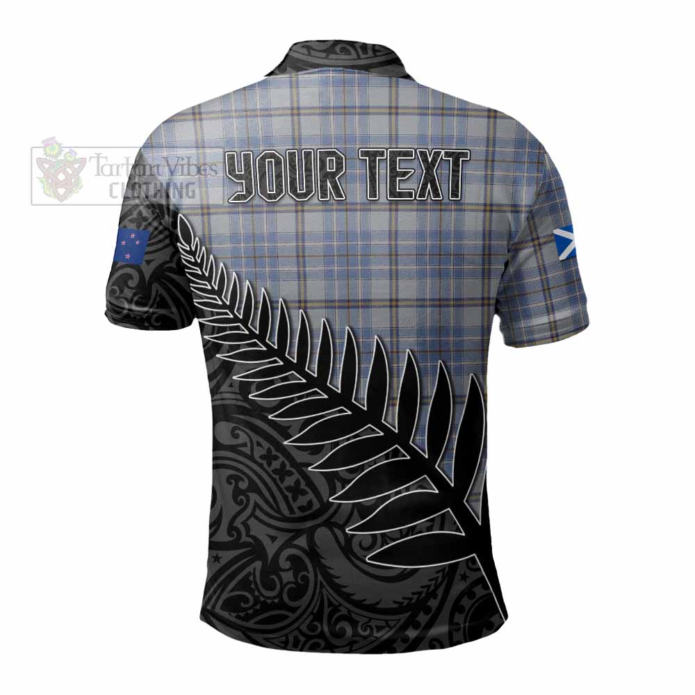 Tweedie Crest Tartan Polo Shirt with New Zealand Silver Fern Half Style