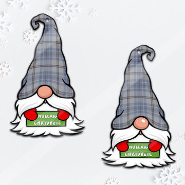 Tweedie Gnome Christmas Ornament with His Tartan Christmas Hat