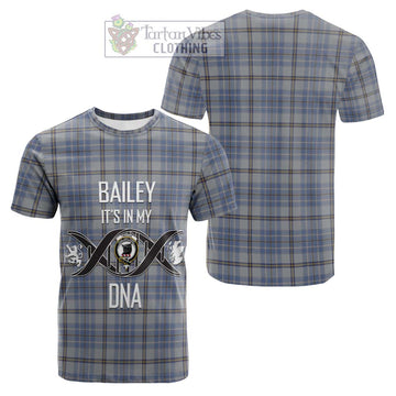 Tweedie Tartan Cotton T-shirt with Family Crest DNA In Me Style