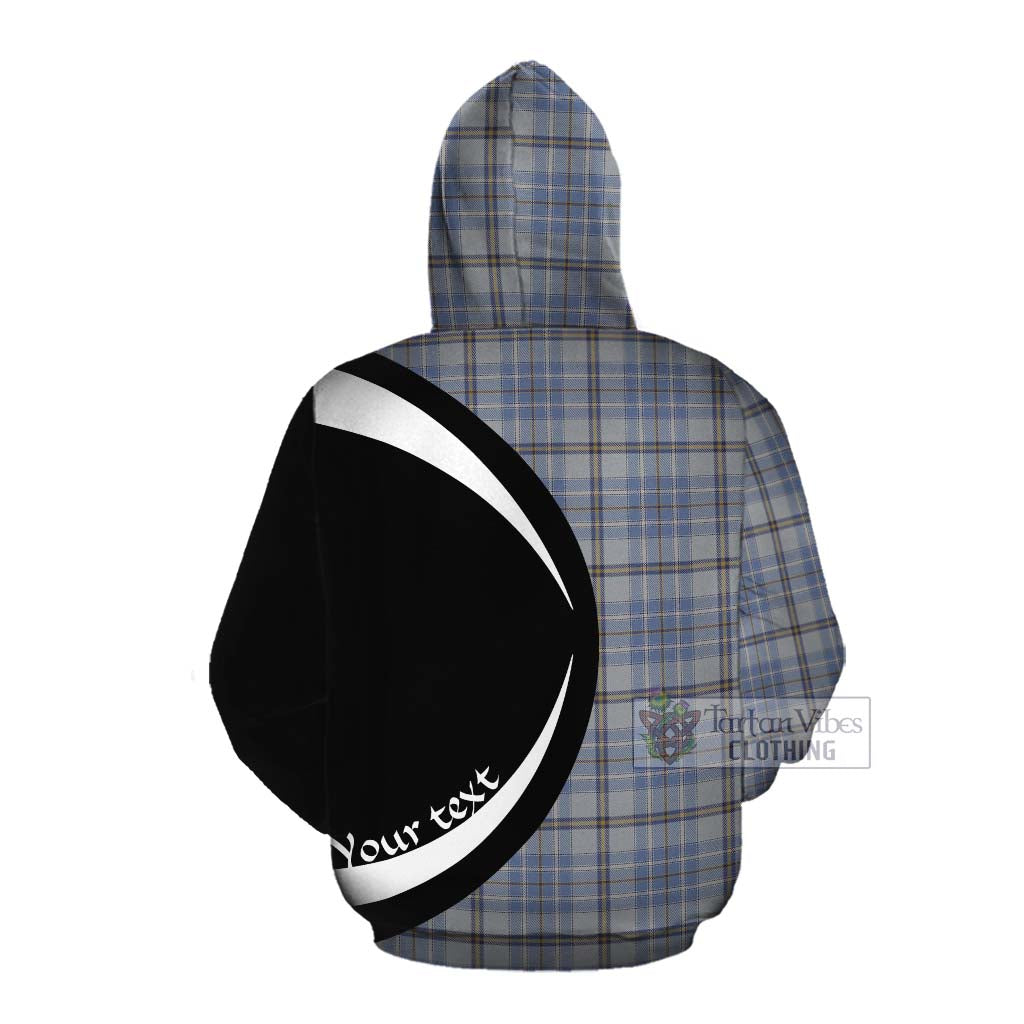 Tartan Vibes Clothing Tweedie Tartan Cotton Hoodie with Family Crest Circle Style