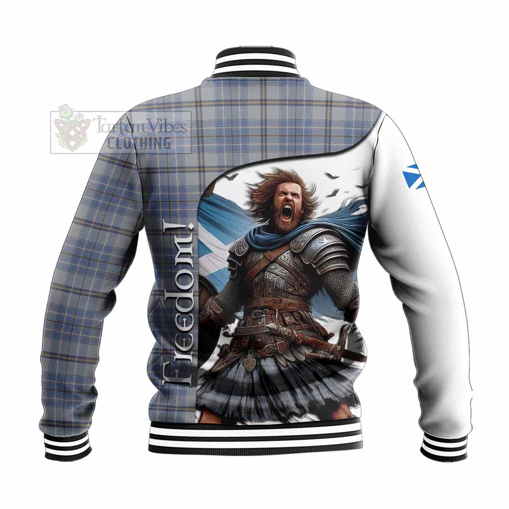 Tartan Vibes Clothing Tweedie Crest Tartan Baseball Jacket Inspired by the Freedom of Scottish Warrior