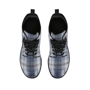 Tweedie Tartan Leather Boots