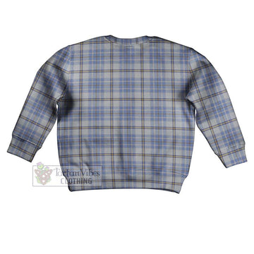 Tweedie Tartan Kid Ugly Sweater with Family Crest