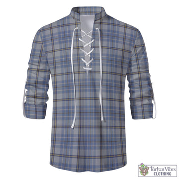 Tweedie Tartan Men's Scottish Traditional Jacobite Ghillie Kilt Shirt