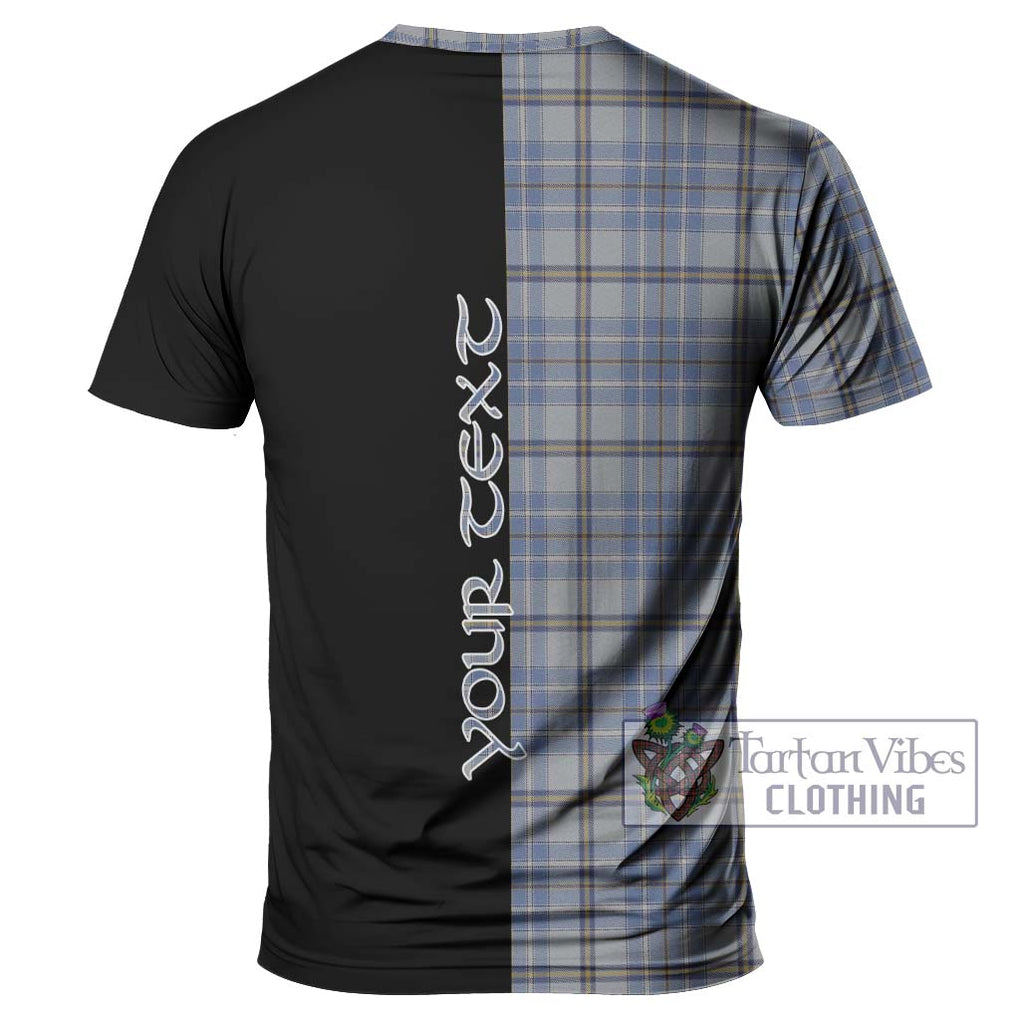 Tweedie Tartan T-Shirt with Family Crest and Half Of Me Style - Tartanvibesclothing Shop