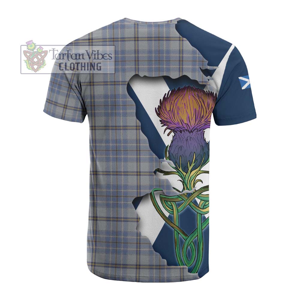 Tweedie Tartan Family Crest Cotton T-shirt Scottish Thistle Celtic Inspired - Tartan Vibes Clothing