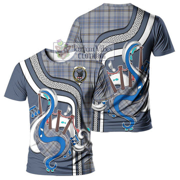 Tweedie Tartan T-Shirt with Epic Bagpipe Style