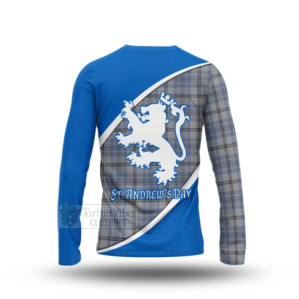 Tartan Vibes Clothing Tweedie Family Crest Tartan Long Sleeve T-Shirt Celebrate Saint Andrew's Day in Style