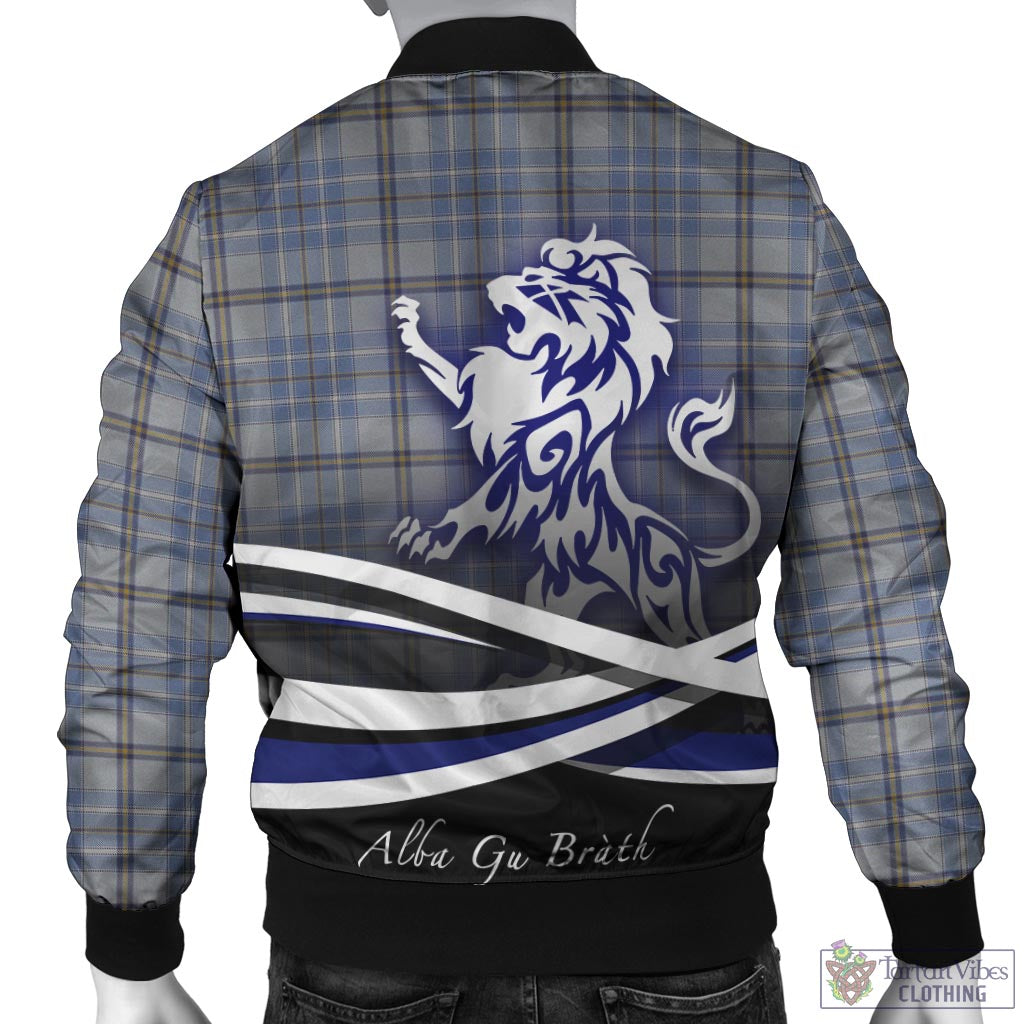 Tartan Vibes Clothing Tweedie Tartan Bomber Jacket with Alba Gu Brath Regal Lion Emblem