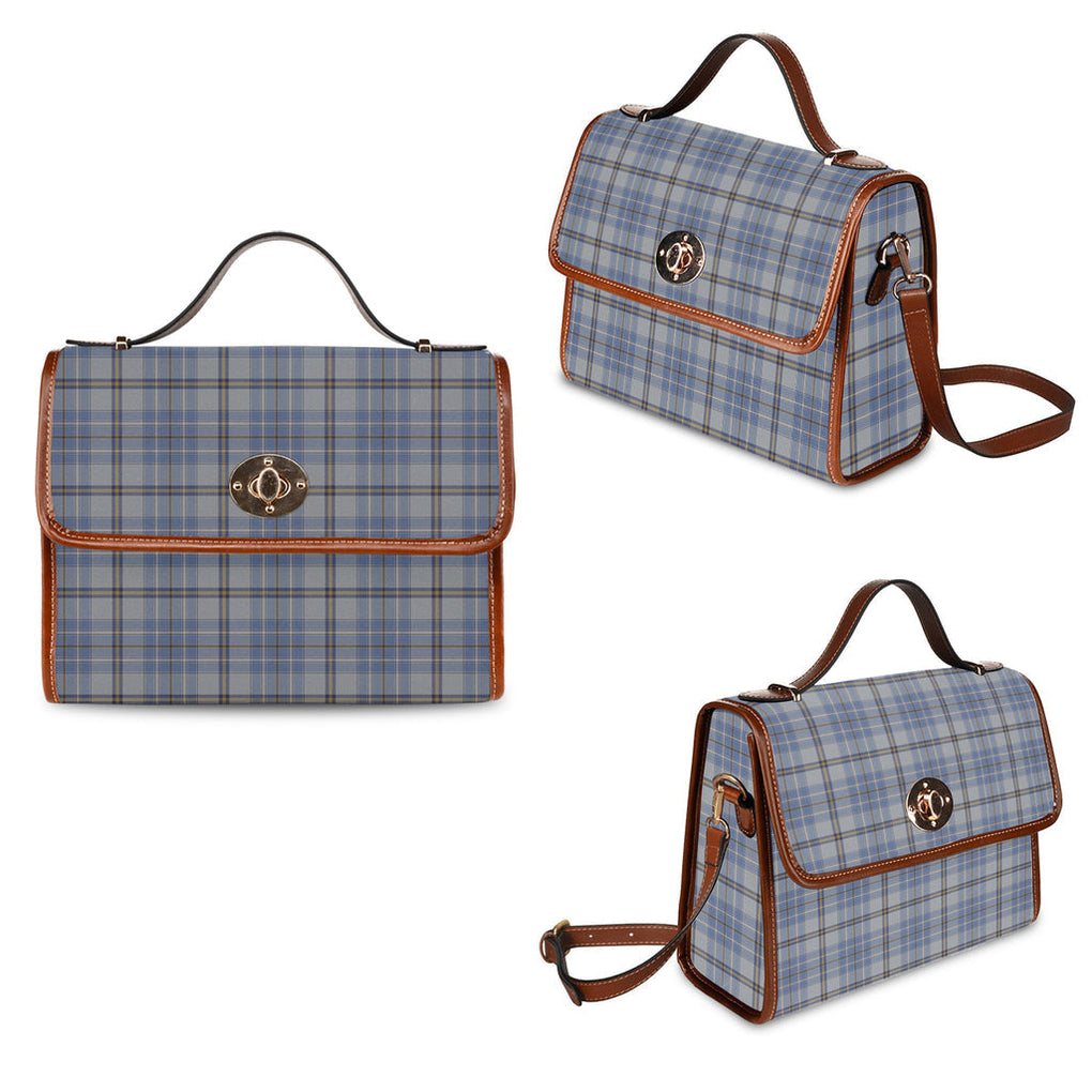 tweedie-tartan-leather-strap-waterproof-canvas-bag