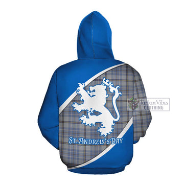 Tweedie Family Crest Tartan Cotton Hoodie Celebrate Saint Andrew's Day in Style