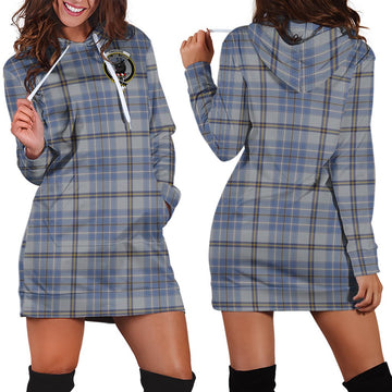 Tweedie Tartan Hoodie Dress with Family Crest