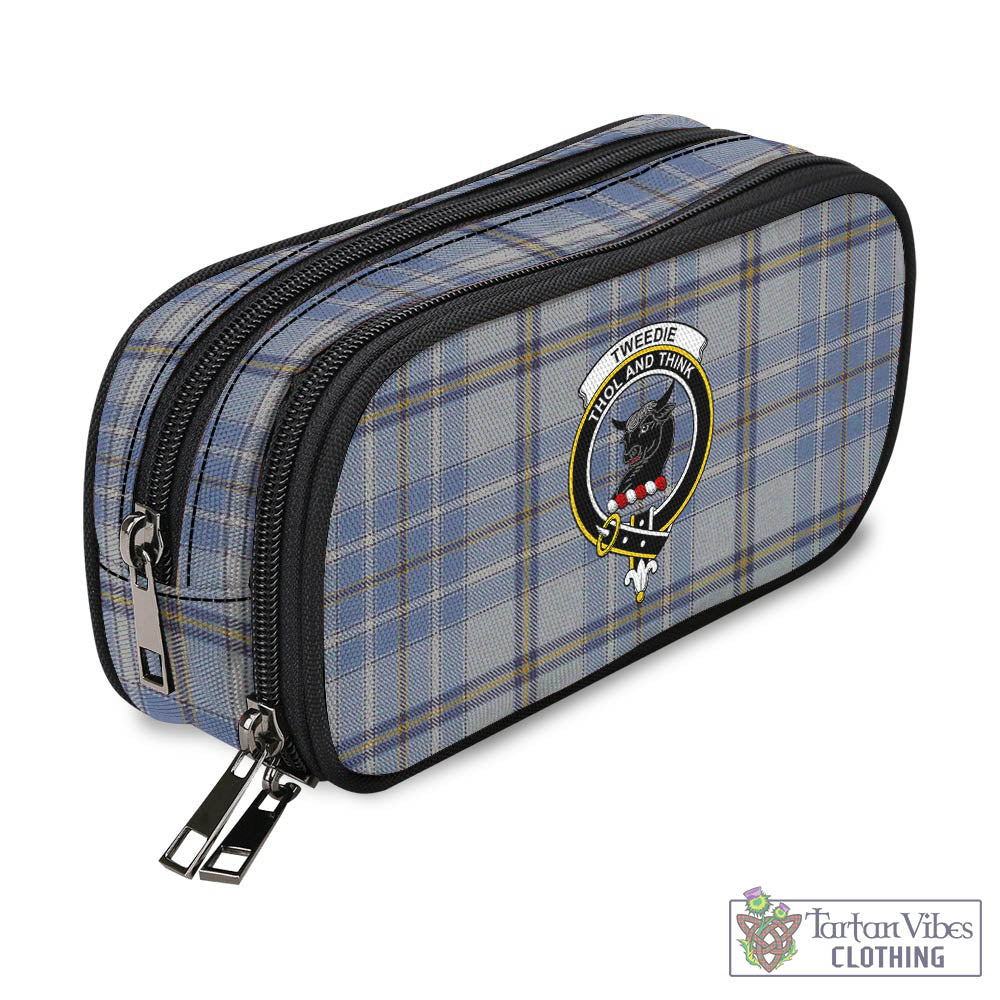 Tartan Vibes Clothing Tweedie Tartan Pen and Pencil Case with Family Crest