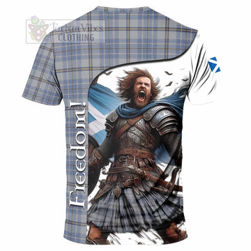 Tweedie Crest Tartan T-Shirt Inspired by the Freedom of Scottish Warrior