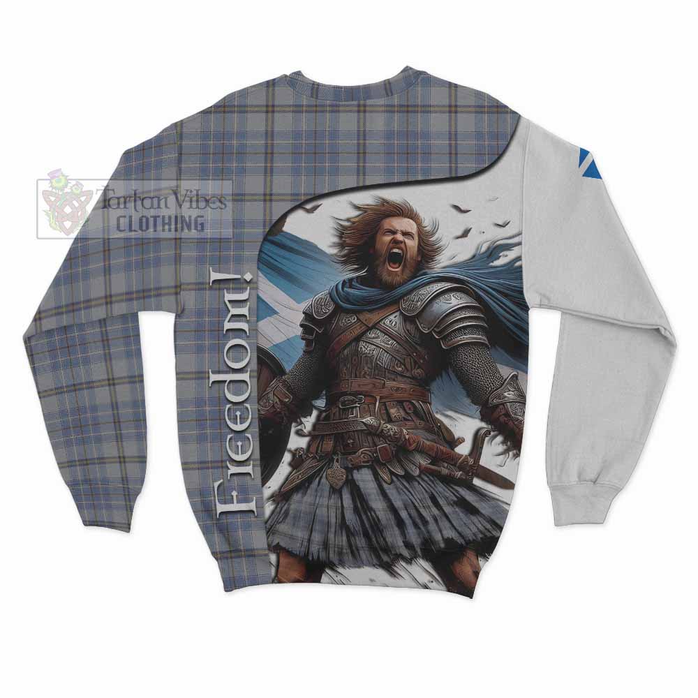 Tartan Vibes Clothing Tweedie Crest Tartan Sweatshirt Inspired by the Freedom of Scottish Warrior