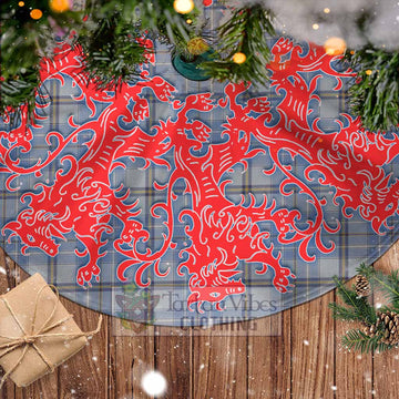 Tweedie Tartan Christmas Tree Skirt Lion Rampant Style