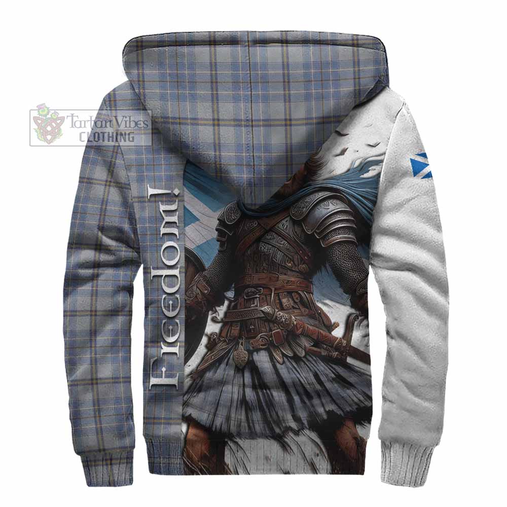 Tartan Vibes Clothing Tweedie Crest Tartan Sherpa Hoodie Inspired by the Freedom of Scottish Warrior