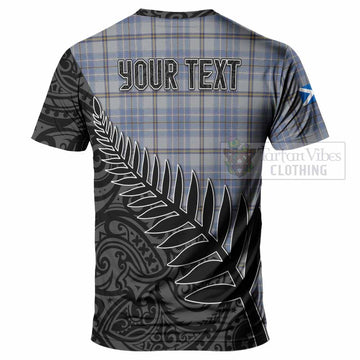 Tweedie Crest Tartan T-Shirt with New Zealand Silver Fern Half Style