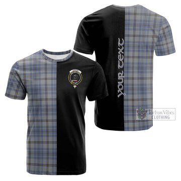 Tweedie Tartan Cotton T-shirt with Family Crest and Half Of Me Style