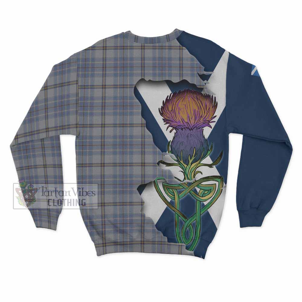 Tweedie Tartan Family Crest Sweatshirt Scottish Thistle Celtic Inspired - Tartan Vibes Clothing