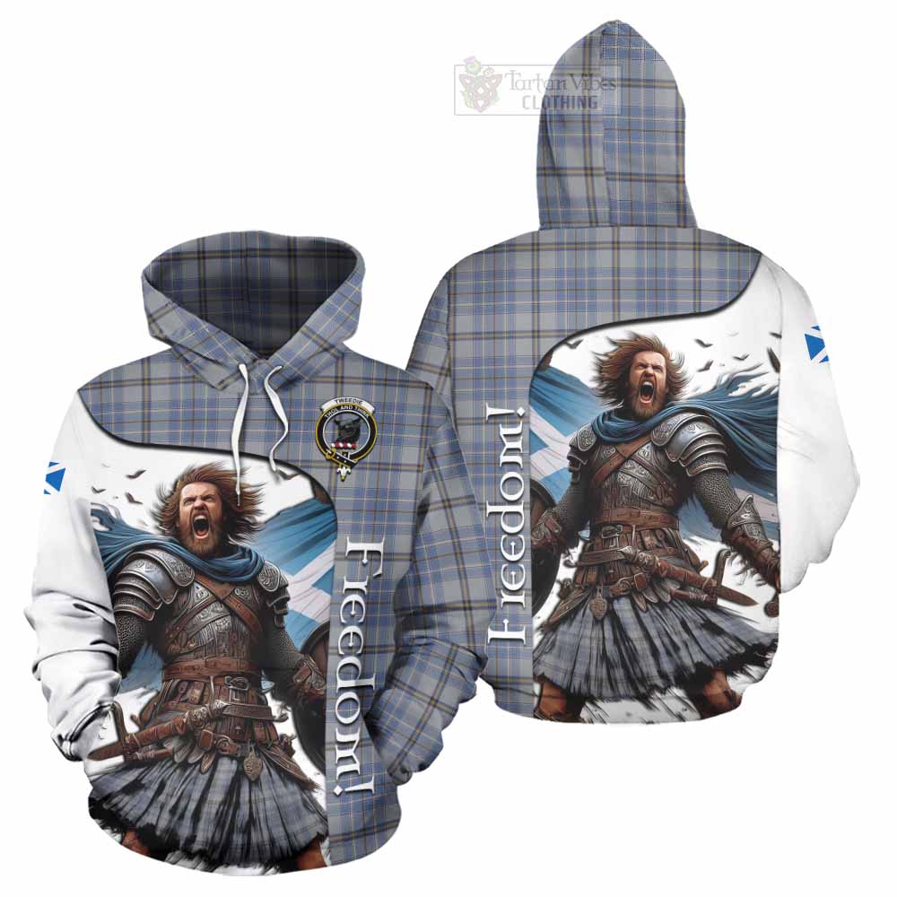 Tartan Vibes Clothing Tweedie Crest Tartan Hoodie Inspired by the Freedom of Scottish Warrior