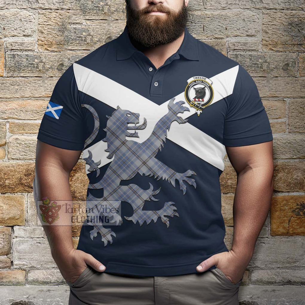 Tartan Vibes Clothing Tweedie Tartan Lion Rampant Polo Shirt – Proudly Display Your Heritage with Alba Gu Brath and Clan Name