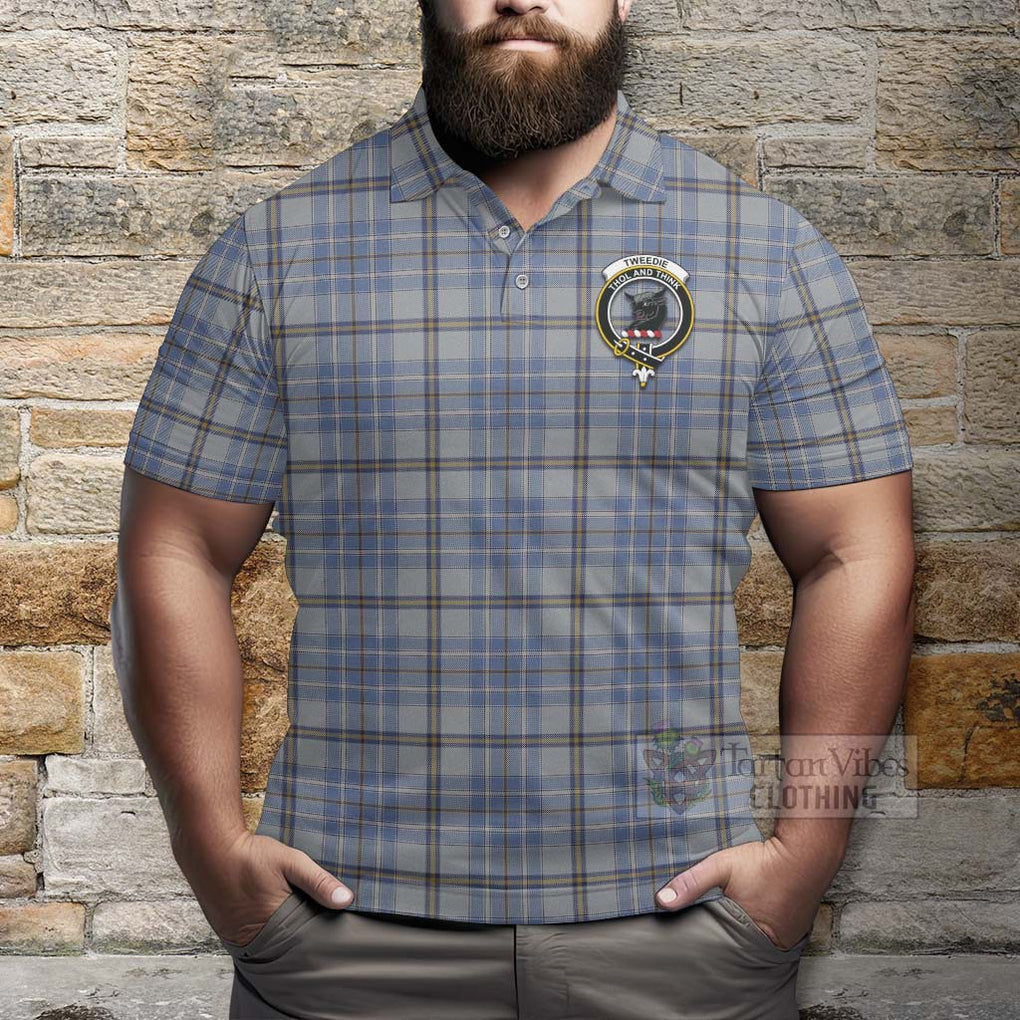 Tartan Vibes Clothing Tweedie Tartan Polo Shirt with Family Crest Celtic Skull Style