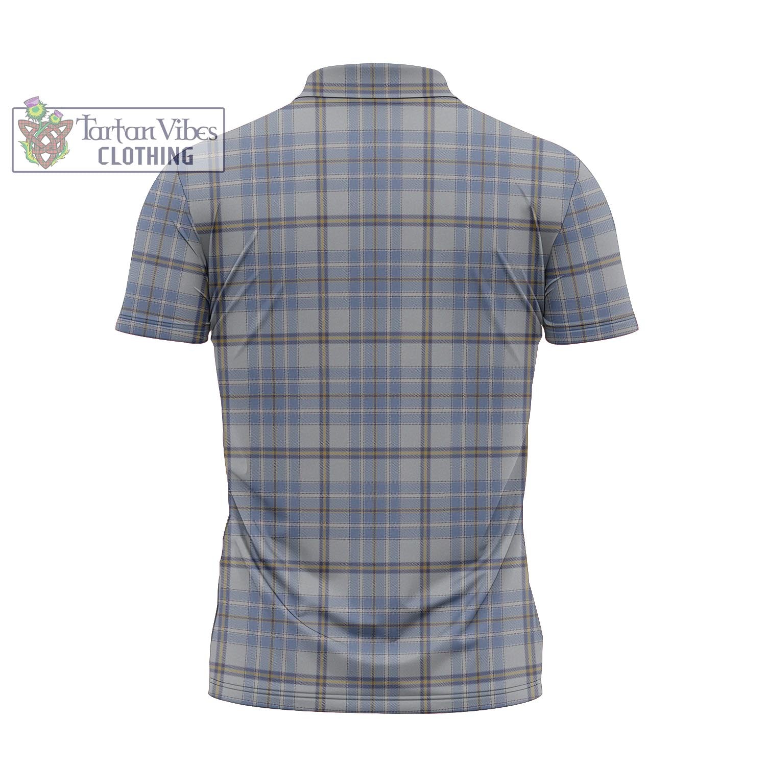 Tartan Vibes Clothing Tweedie Tartan Zipper Polo Shirt with Family Crest