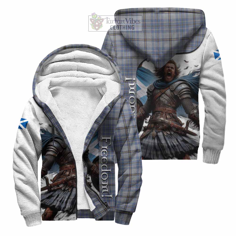 Tartan Vibes Clothing Tweedie Crest Tartan Sherpa Hoodie Inspired by the Freedom of Scottish Warrior