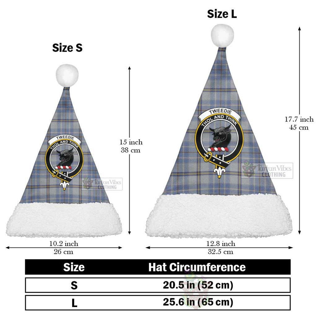 Tartan Vibes Clothing Tweedie Tartan Christmas Santa Hats with Family Crest