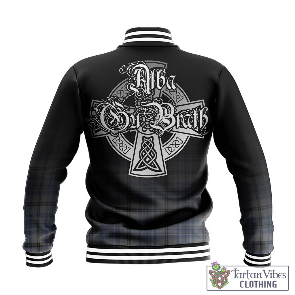 Tartan Vibes Clothing Tweedie Tartan Baseball Jacket Featuring Alba Gu Brath Family Crest Celtic Inspired