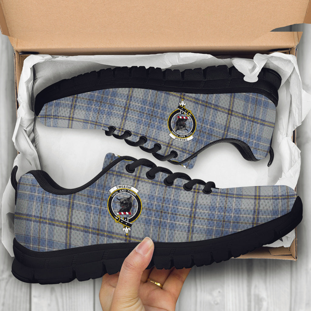 Tweedie Tartan Sneakers with Family Crest - Tartan Vibes Clothing