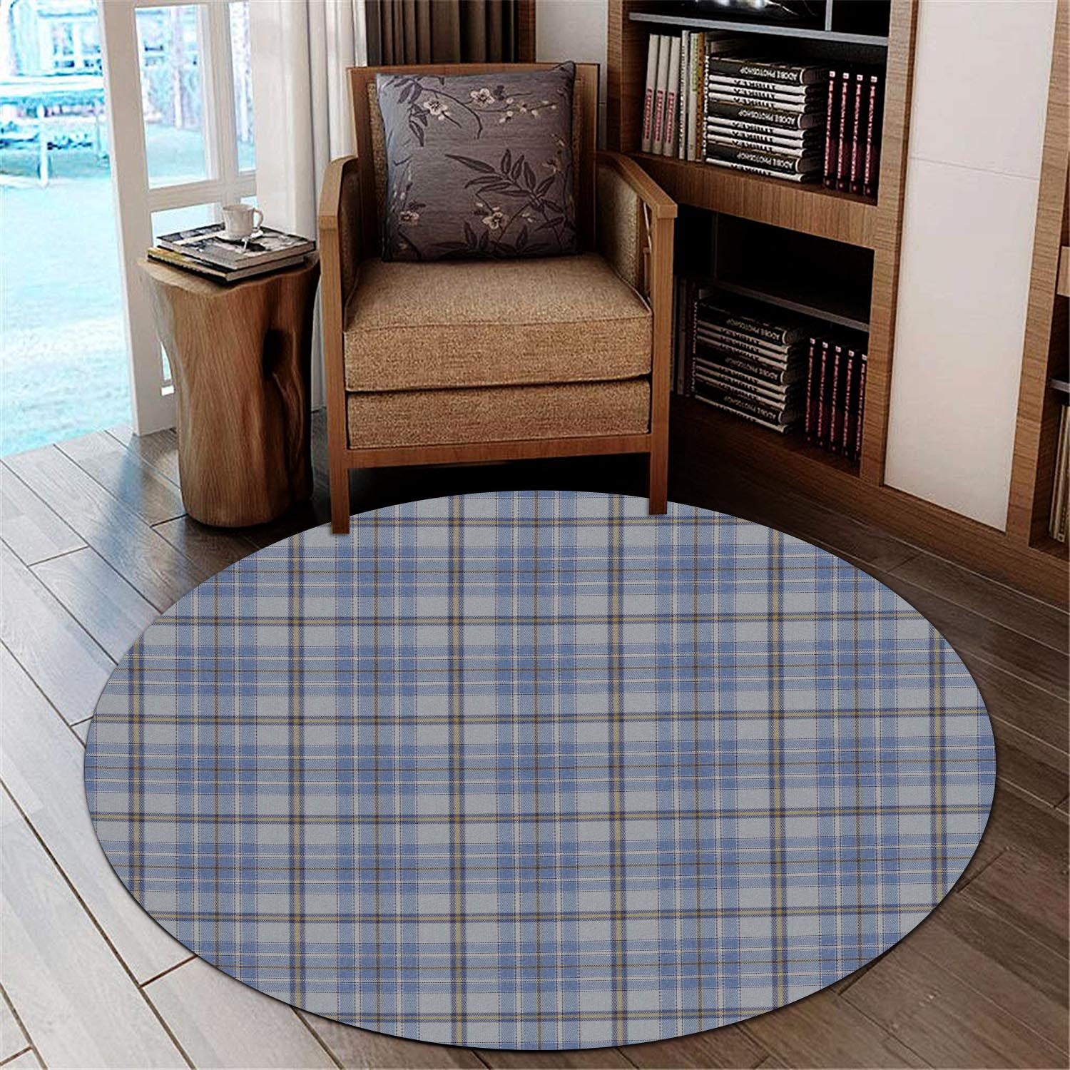 tweedie-tartan-round-rug