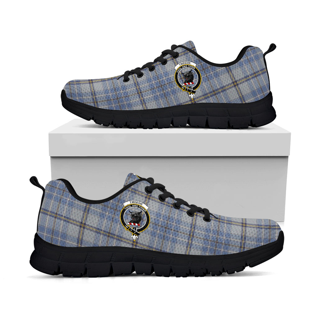 Tweedie Tartan Sneakers with Family Crest - Tartan Vibes Clothing