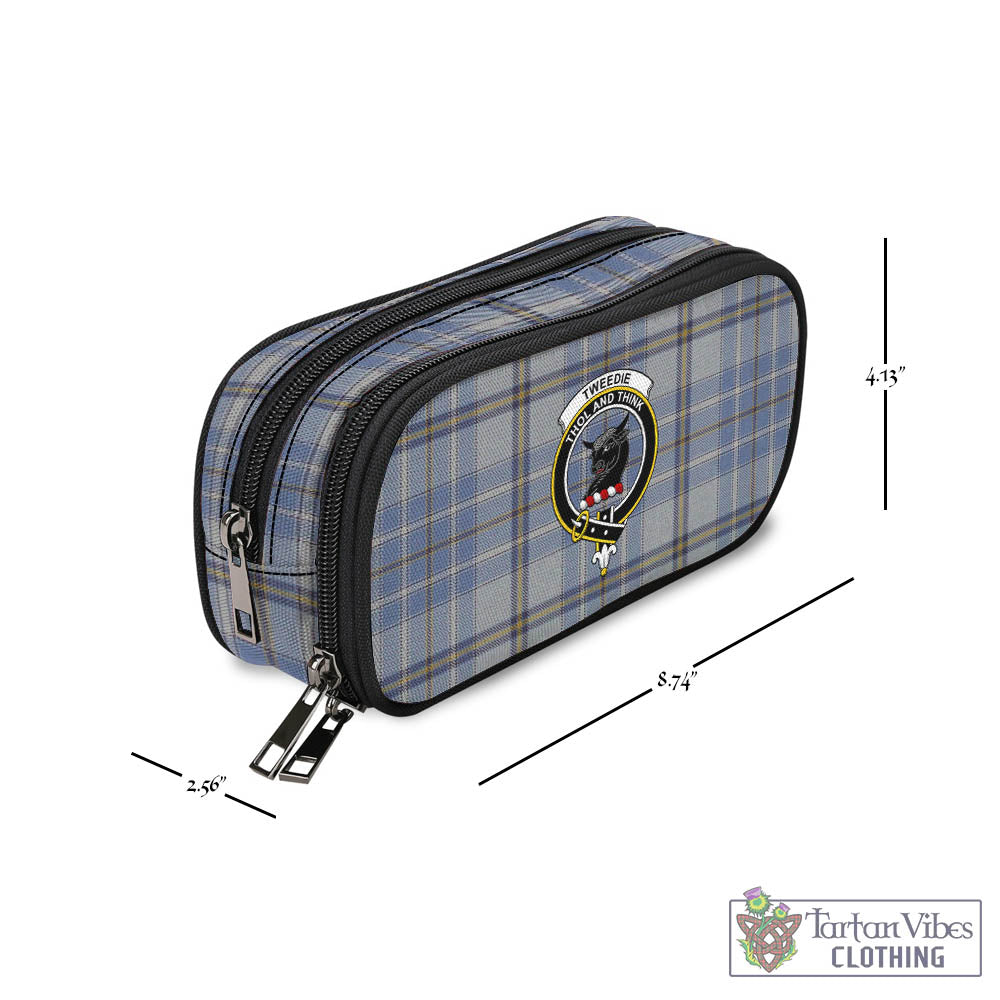 Tartan Vibes Clothing Tweedie Tartan Pen and Pencil Case with Family Crest